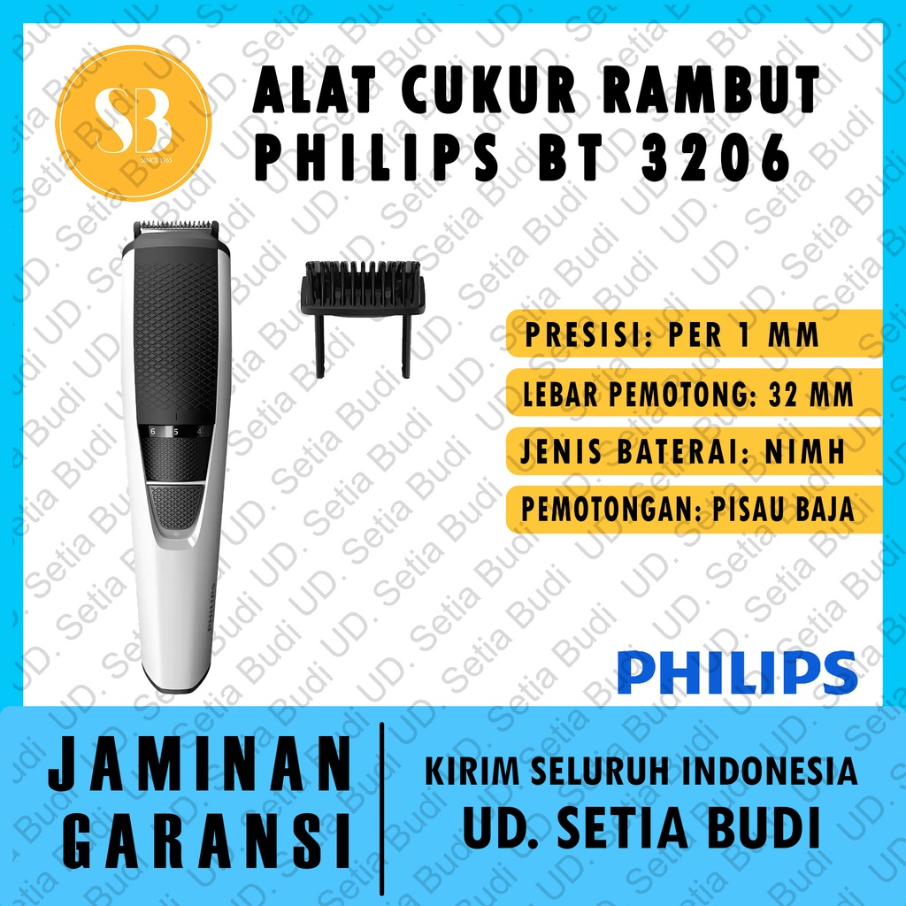 Alat Cukur Philips Beard Trimmer BT 3206