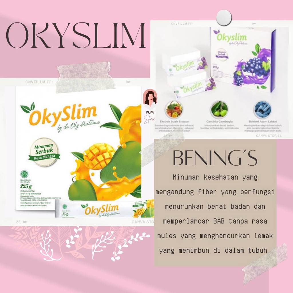 Oky Slim Bening's By Dr. Oky