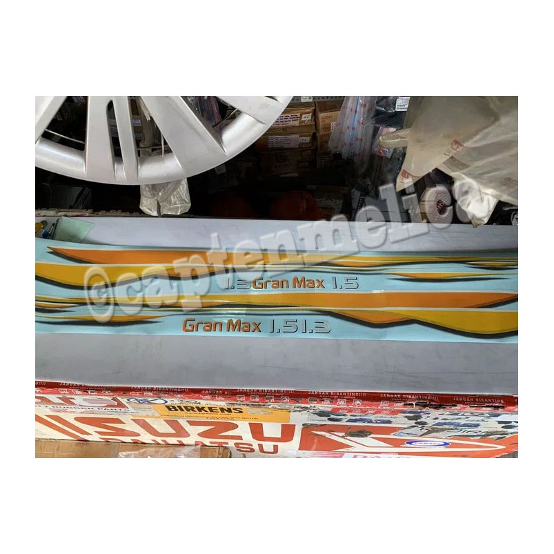 ORI Stiker Sticker Bak Grandmax Granmax Grand Gran Max Pick Pik Up Emblem Logo Tulisan Samping Bodi 