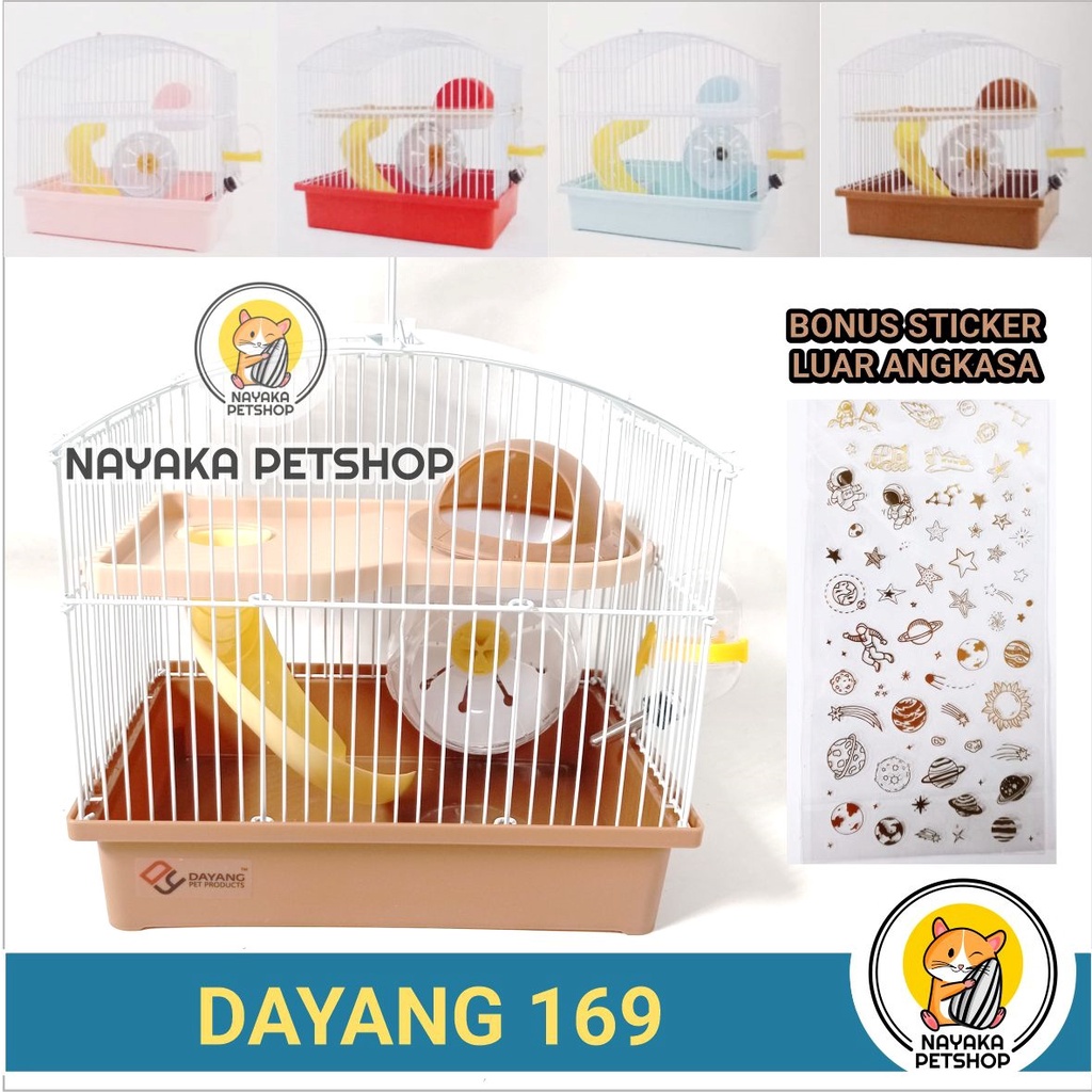 Dayang 169 Kandang Hamster Murah Tingkat 2 Lantai