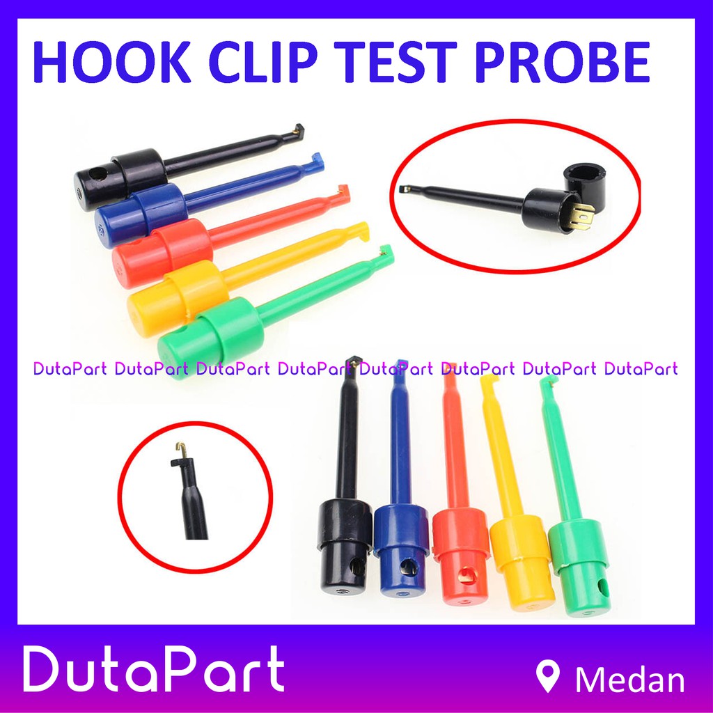 Hook Clip Test Probe 57mm Klip Penjepit Pengait Jepitan IC Komponen