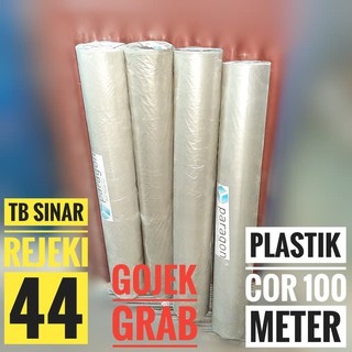  PLASTIK  COR  Warna Putih  Bening Buram Harga Meteran Lebar 1 