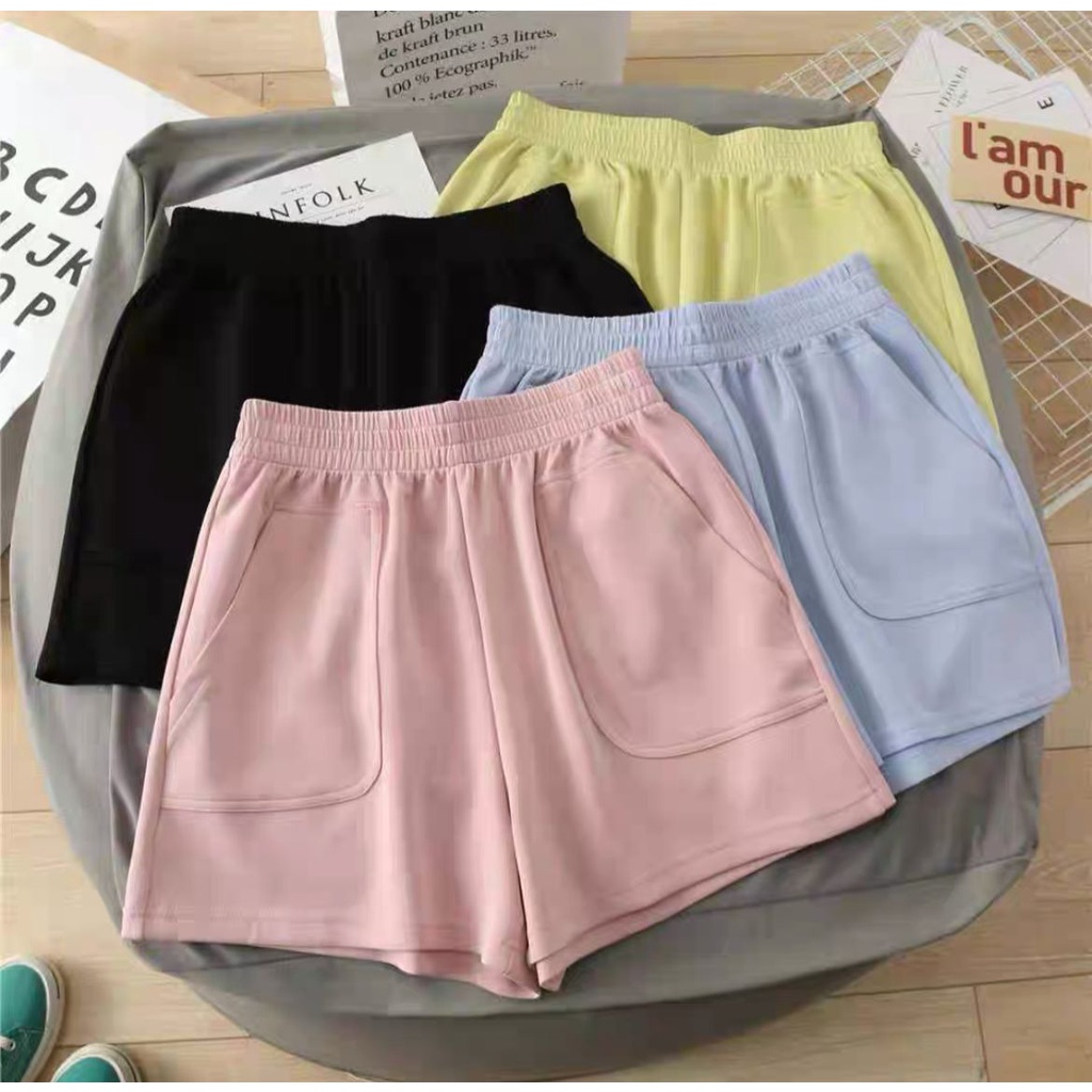 AFI - EC - Jenia Fleece Hotpants Comfy Pants Celana Pendek