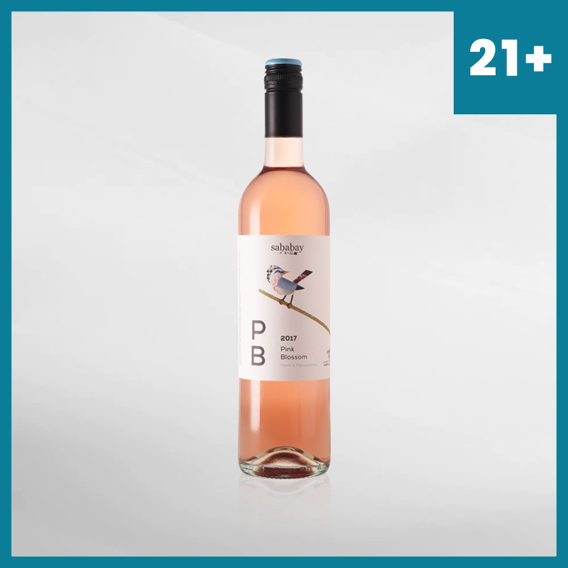 Rose Wine Sababay Pink Blossom 750 Ml ( Original &amp; Resmi By Vinyard )