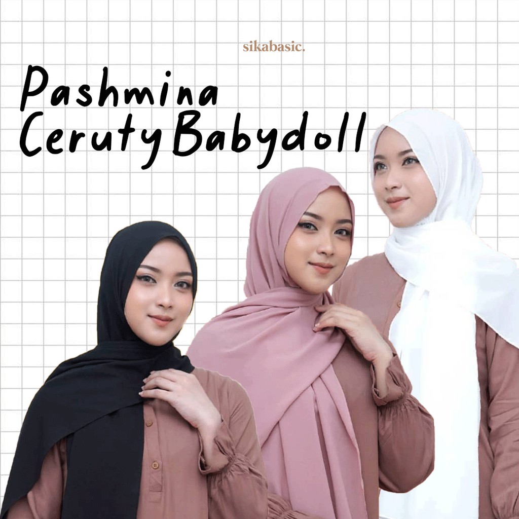 SIKABASIC PART 2 Warna Baru Pashmina Ceruti Premium Ceruti Babydoll Ceruti Armani Warna Baru Adem