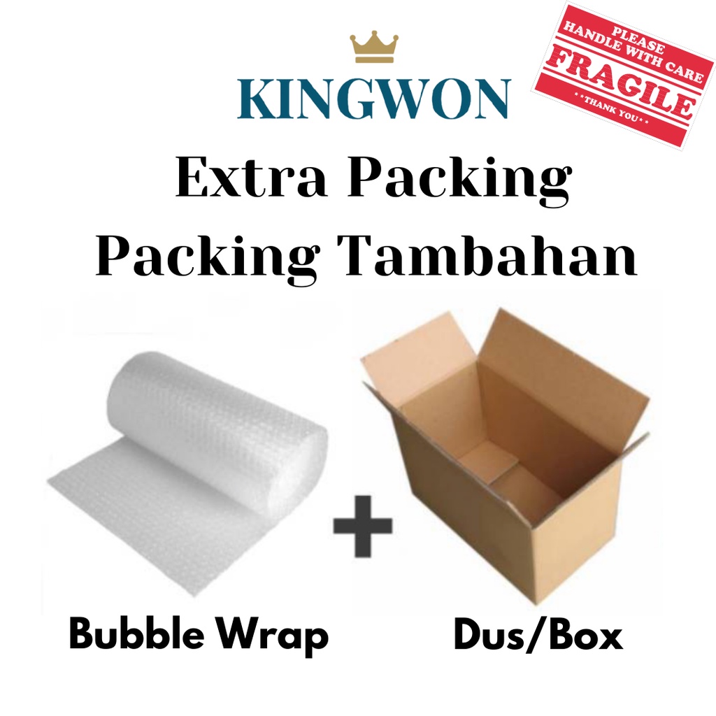 Extra Bubble Wrap / Kardus untuk tambahan packing extra aman