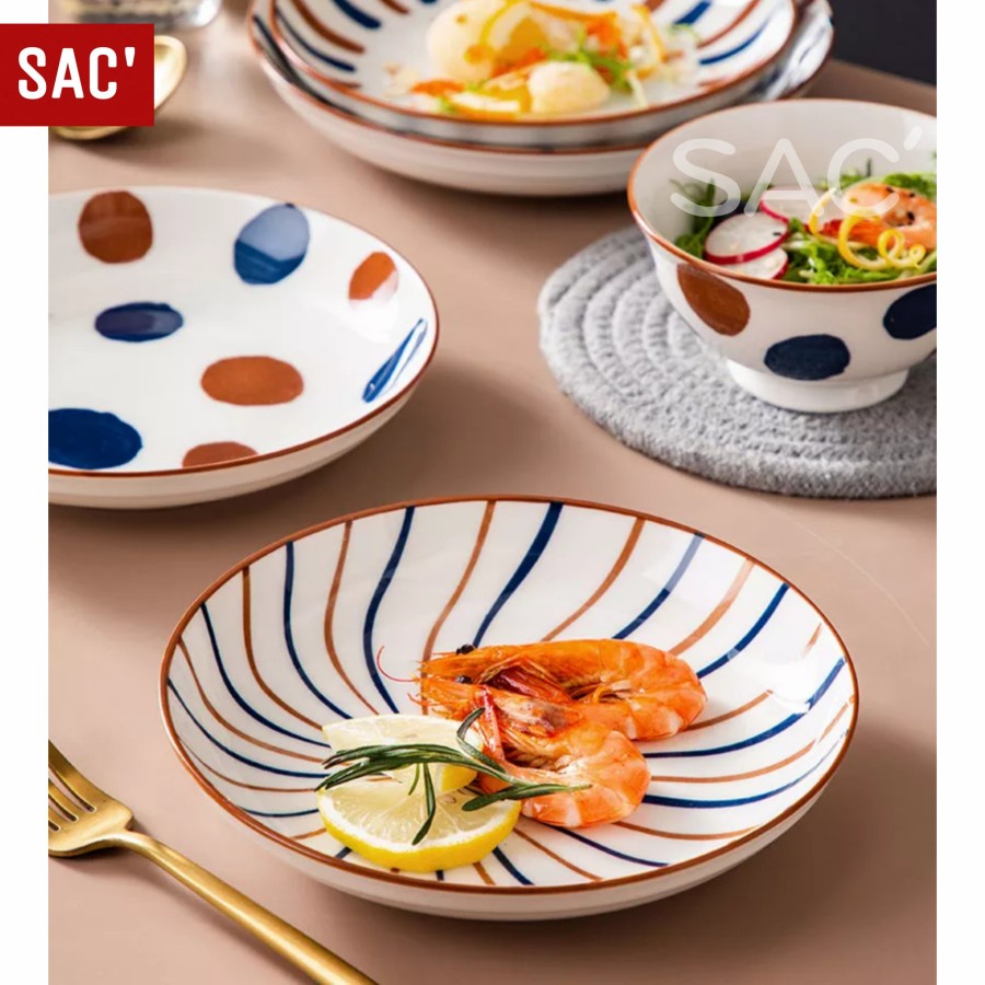 TATSU Japanese Style Dinner Plate Piring Makan Ala Jepang Keramik-2