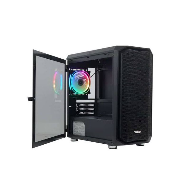 Casing PC Gaming Paradox PISTON Tempered Glass NO PSU