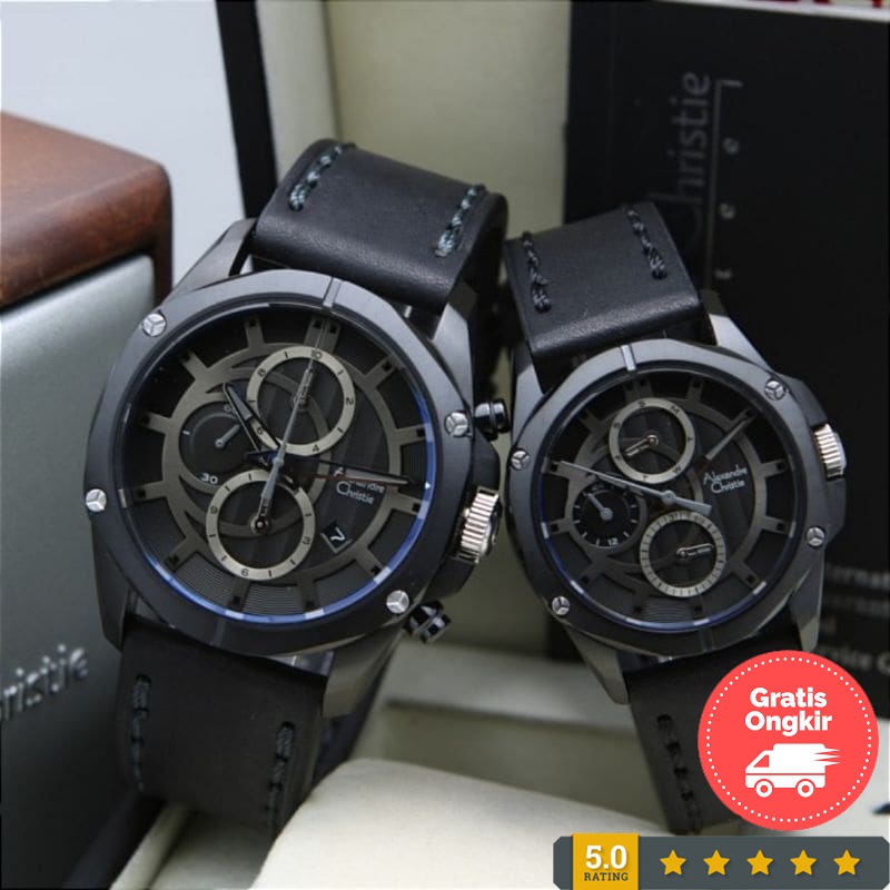 Jam Tangan Couple Alexandre Christie AC 6589 Ori Sport