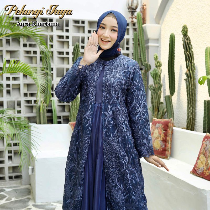 gamis aura kharisma gamis pesta gamis terbaru gamis trendi 2022