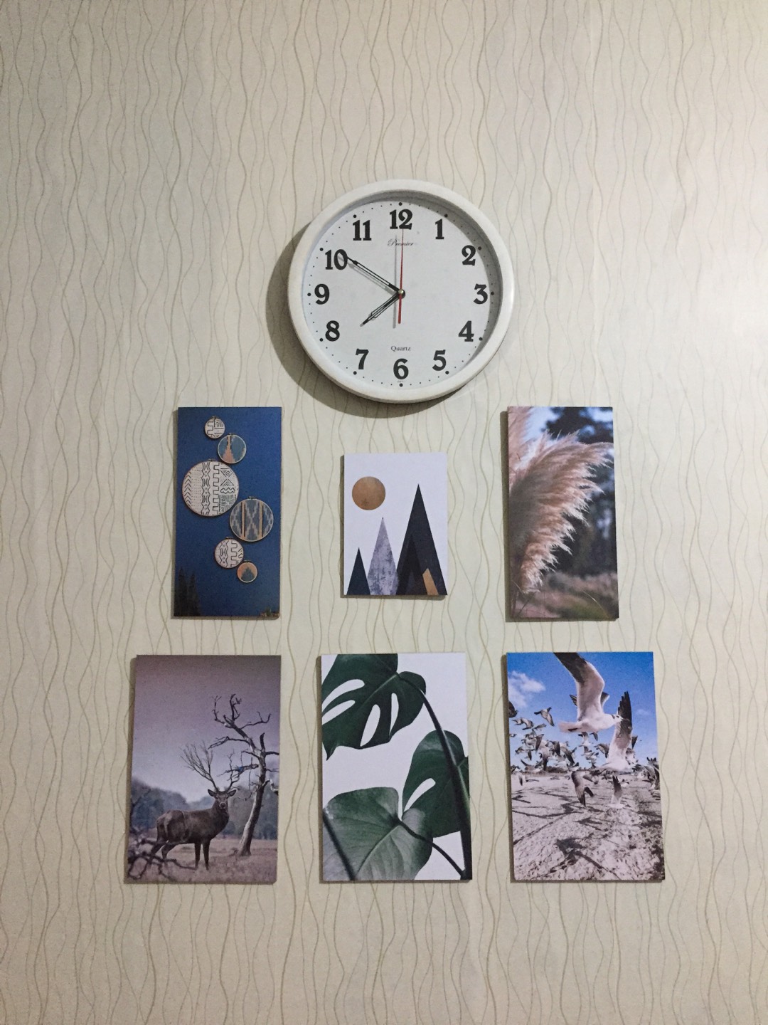 [bisa Cod] Hiasan Dinding Tropical Poster Kayu Walldecor Shabby Chic Monsterra Trs17