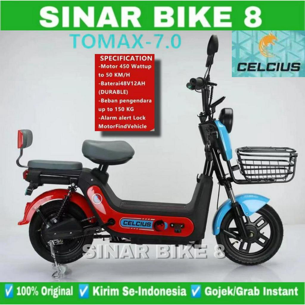 Sepeda Listrik CELCIUS TOMAX 7.0 Electric E Bike