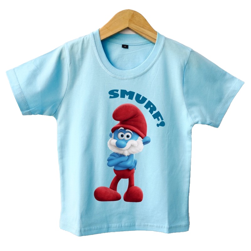 Baju Kaos anak SMURF