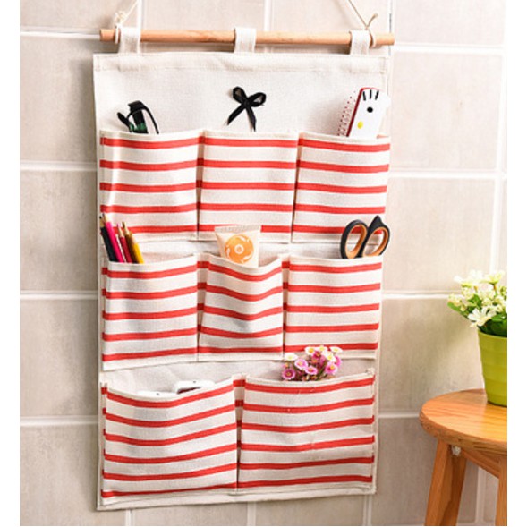 Pouch gantung SALUR 8329 8 sekat bahan tebal serbaguna