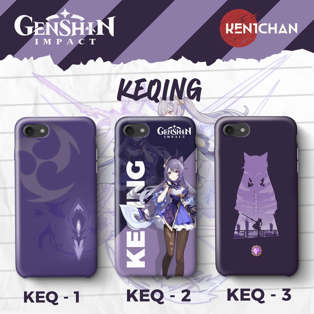 Phone Case Keqing Gamers Anime Custom