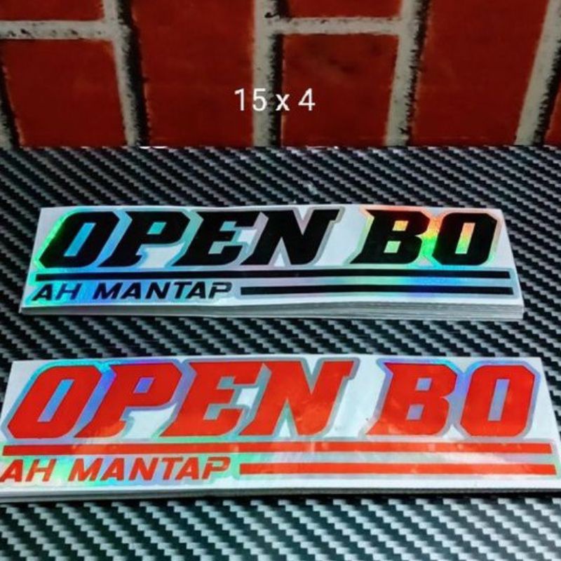 sticker OPEN BO