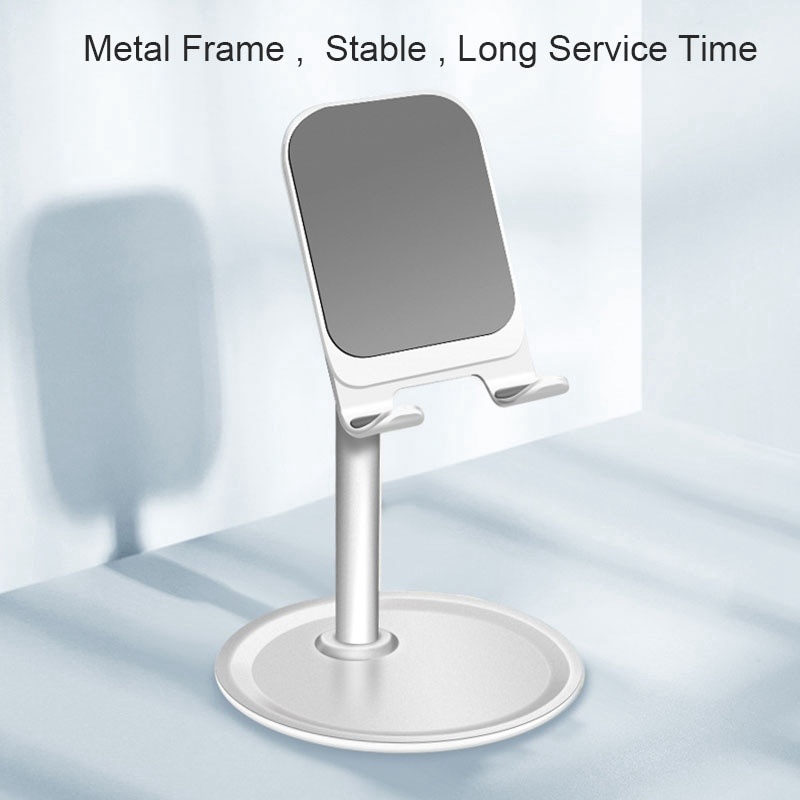Stand Holder Handphone Bahan Metal Alloy Sudut Adjustable Untuk Meja