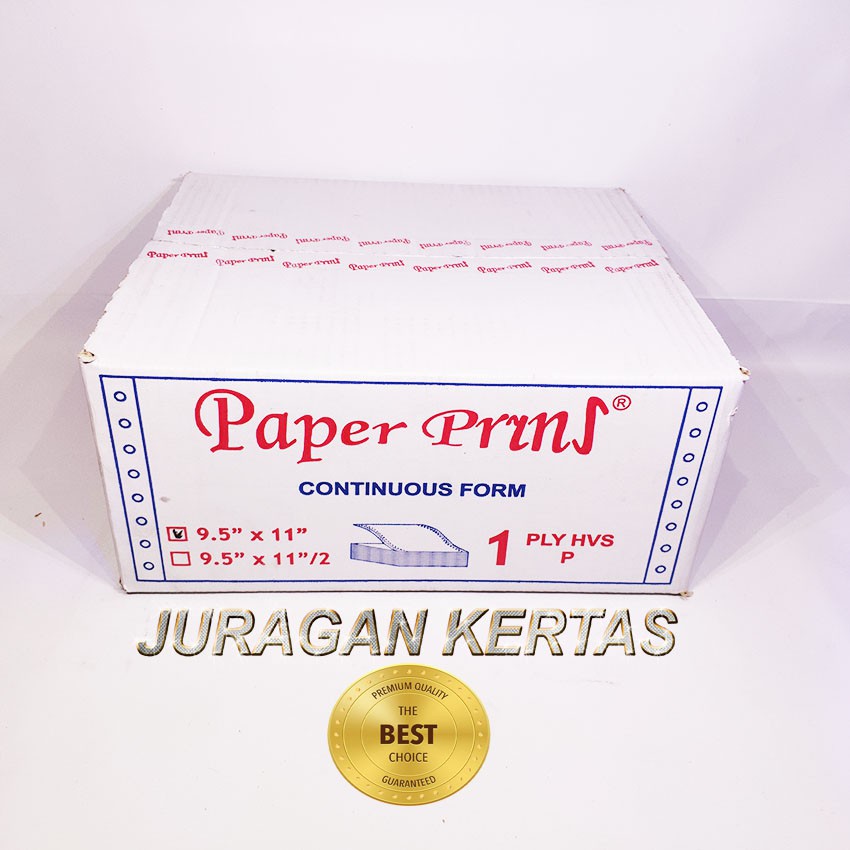 

CONTINUOUS FORM 9.5 X 11 1PLY PAPERPRYRNS