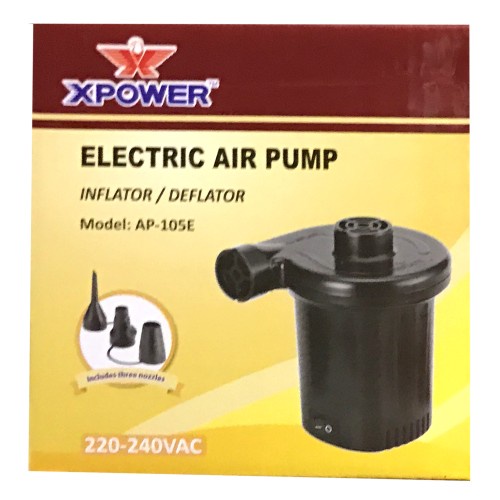 PERTUKANGAN PNEUMATIC XPOWER ELECTRIC AIR PUMP AP-105E POMPA ANGIN PORTEBEL MUDAH DIBAWA