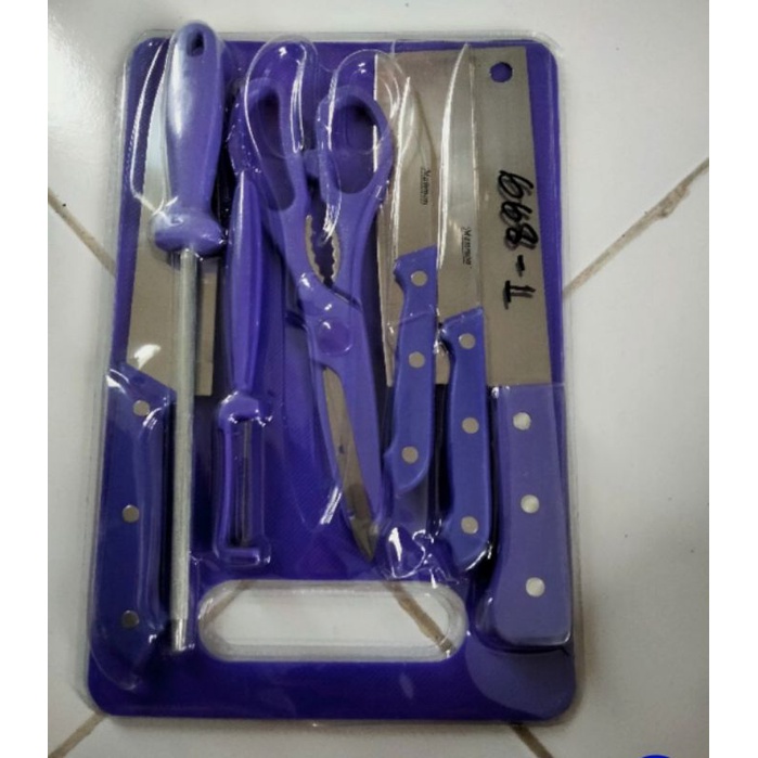 Set Pisau Ungu
