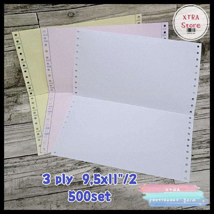 

COD KERTAS 3PLY CONTINOUS FORM 9.5X11"/2 500SET COD