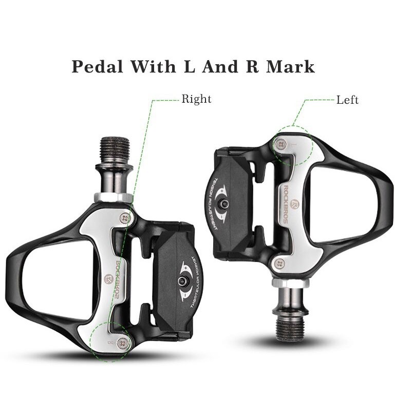 Rockbros Kunci Sepatu Pedal Sepeda Self-locking Pedal Ultralight 2PCS - SPD-SL - Silver