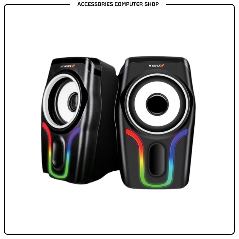 Gaming Speaker Laptop/Komputer 2.0 Magnio GS-05 RGB Light With Switch Volume Control