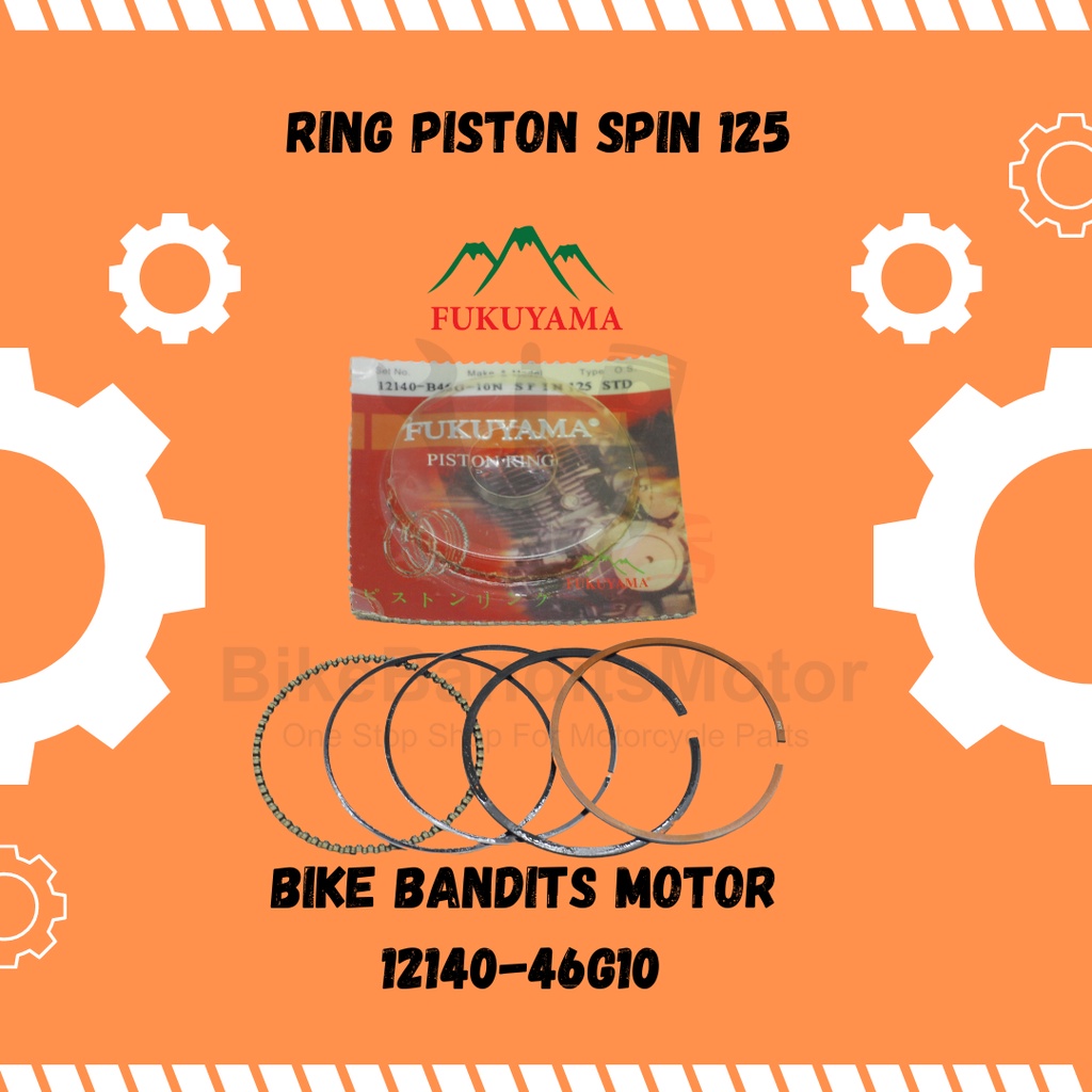 RIng Piston Spin 125 Fukuyama