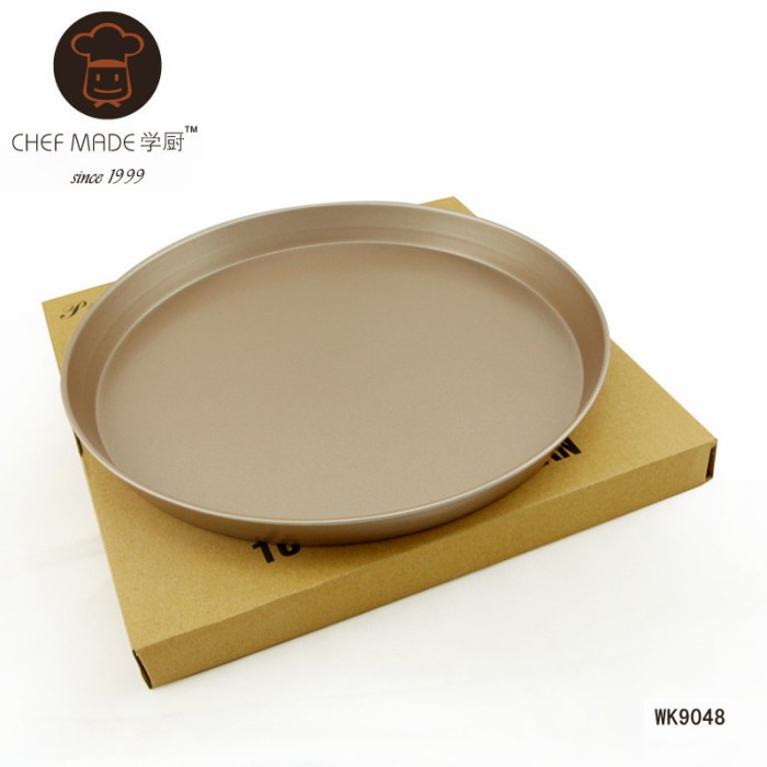 chefmade wk9048 deep pizza pan 10inch / loyang pizza