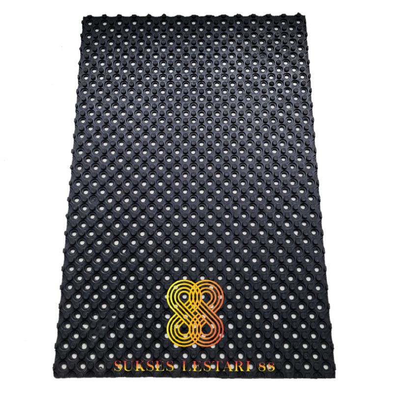 Keset Karpet Karet Anti Slip - Cross Mat