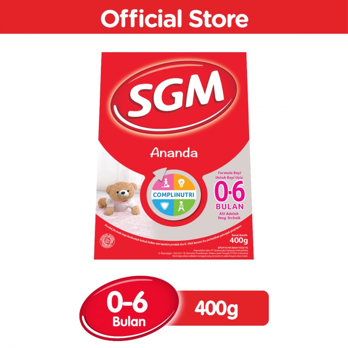 

SGM ANANDA 1 0-6 400 GR