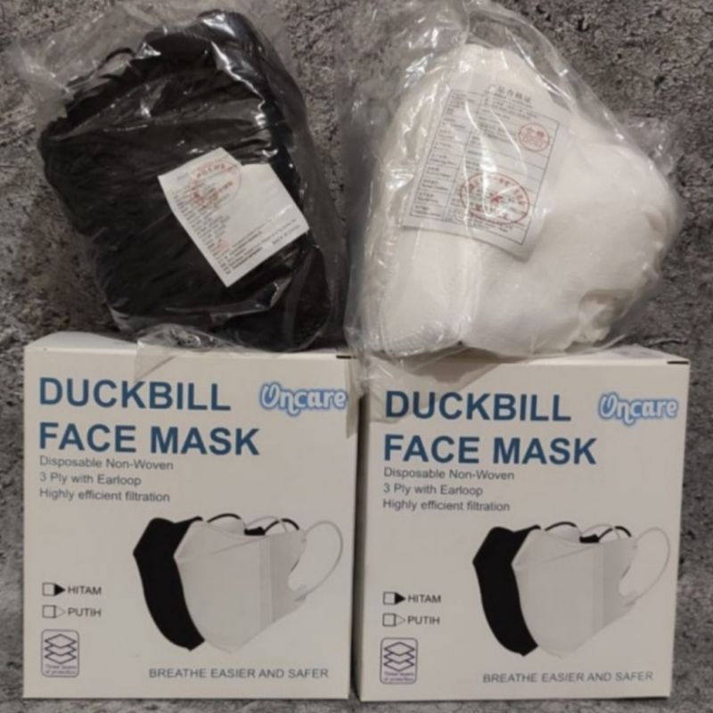 COD Beli Masker Duckbill Earloop ECER Face mask 3 Ply Termurah BAGUS DUCKBILL ONCARE