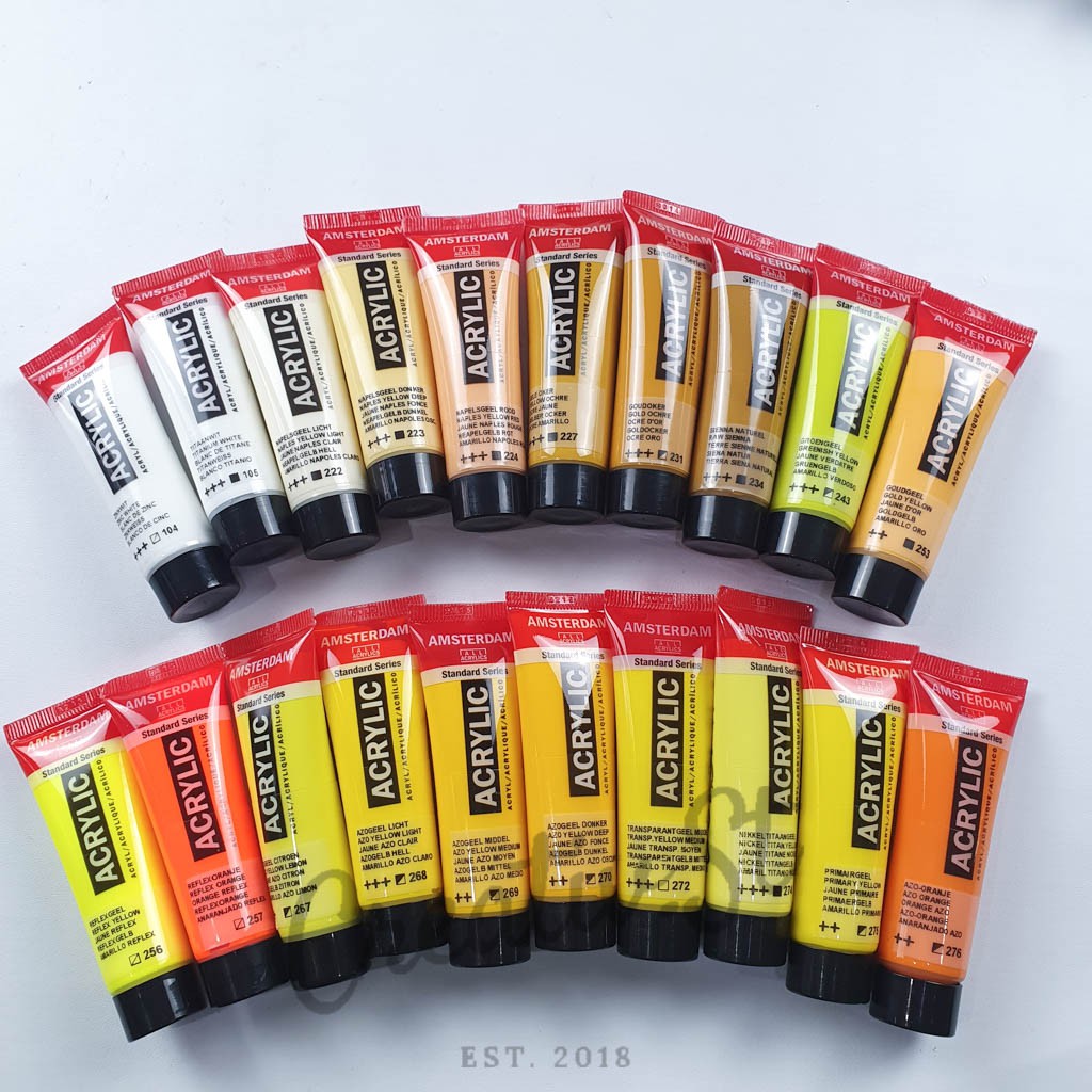 

Amsterdam Cat Acrylic Paint 20 Ml Cat Akrilik Lukis 20 Ml Part 1 Satuan