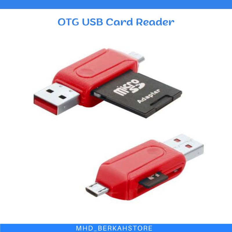 OTG USB Card reader 4 in 1 multi fungsi