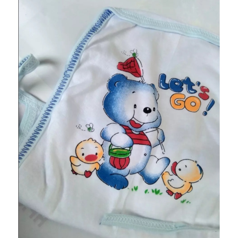 Popok katun bayi/ popok tali bayi baru lahir/ 12 popok bayi new born/ popok katun bisa dicuci