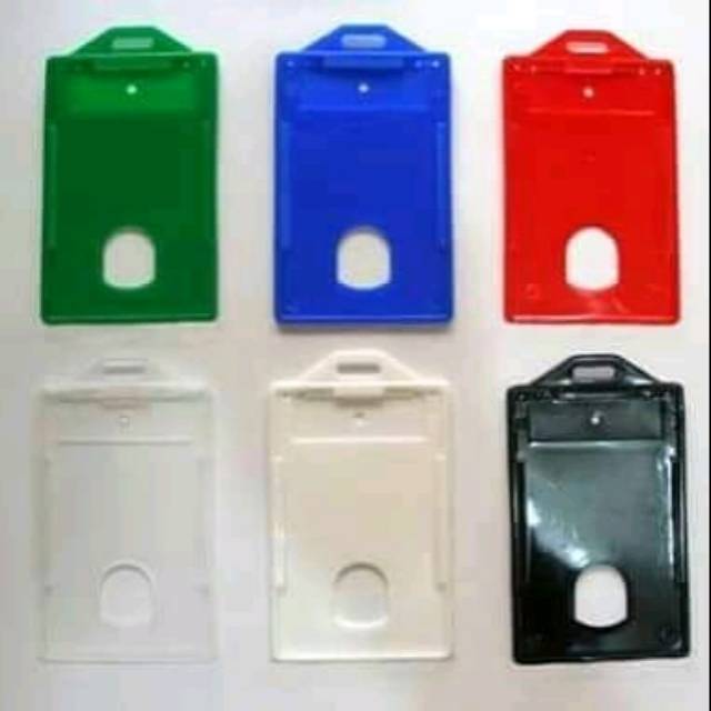 

Card holder / case plastik buat gantungan tali id card untuk kartunama perusahaan kantor dll.