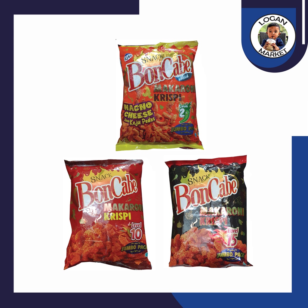 

Boncabe Bon Cabe Snack Makaroni Pedas Krispi Level 10 15 Keju Level 2 135gram 135 gram (ex 150 gram)
