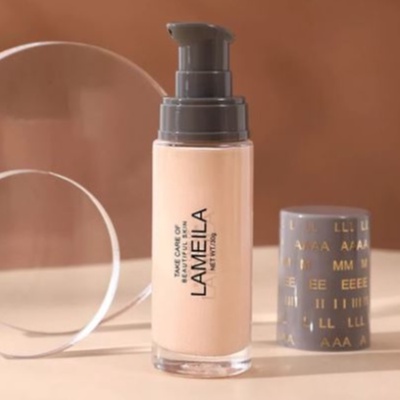 Lameila New Foundation Tiga Warna Take Care Of Beautiful Skin DJ 3055