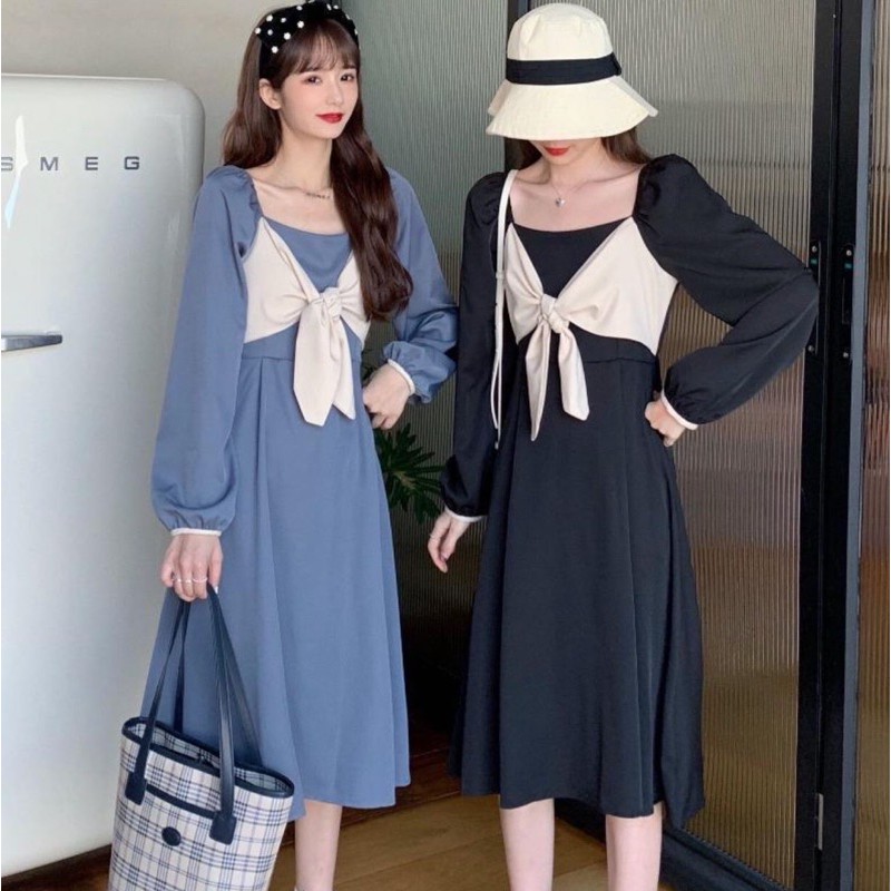 SUJI DRESS - KOREAN DRESS LONG SLEEVE