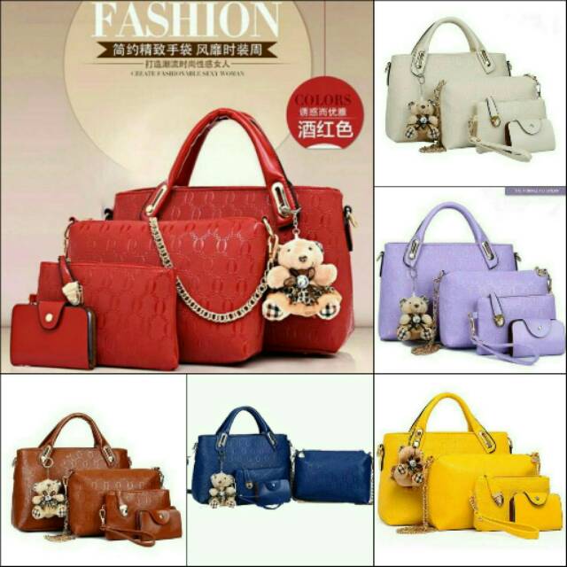 Tas Batam Import Fashion Wanita 4in1
