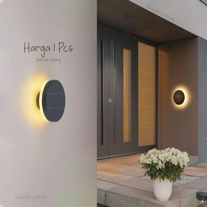 Lampu | H295 Lampu Dinding Taman Led 10W Bulan Waterproof Outdoor Wall Lamp