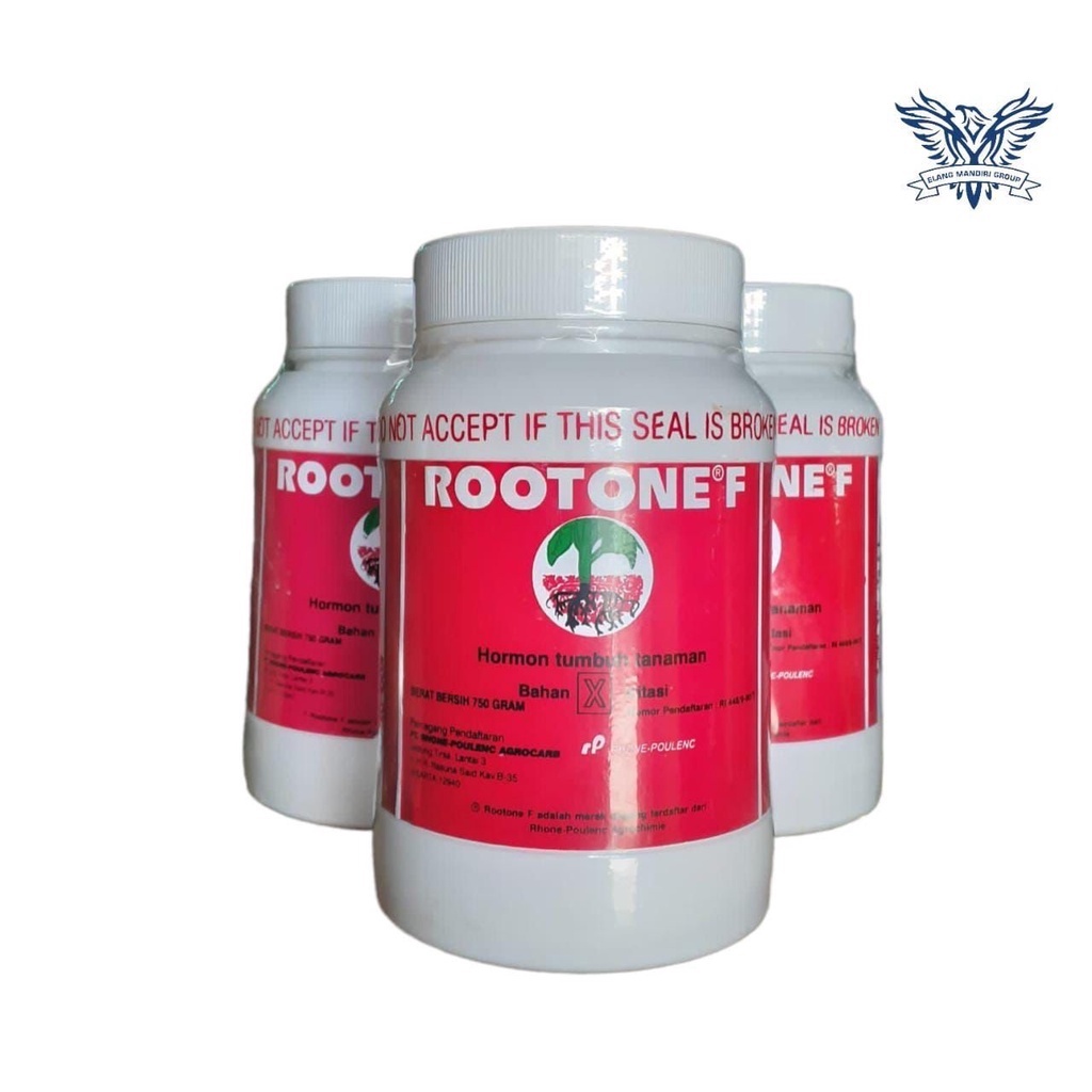 Fungisida Rootone F 750gr Bahan Aktif  Napthalene Acetamida (NAA) 0,067%. Hormon Untuk pertumbuhan Akar