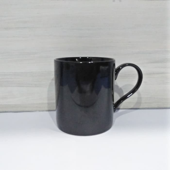 mug keramik hitam 8 cm / mug cantik / mug unik / cangkir / gelas mug