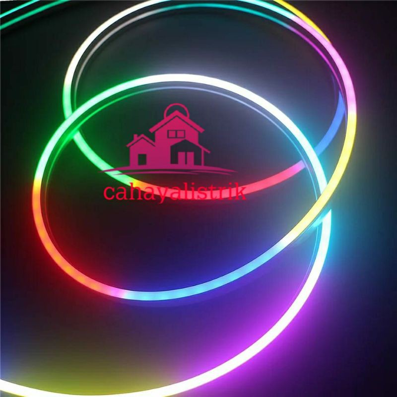 Lampu Led Neon Flexible Rgb 220v 5m Flexible Sign Led / Lampu Selang Led/lampu tik tok