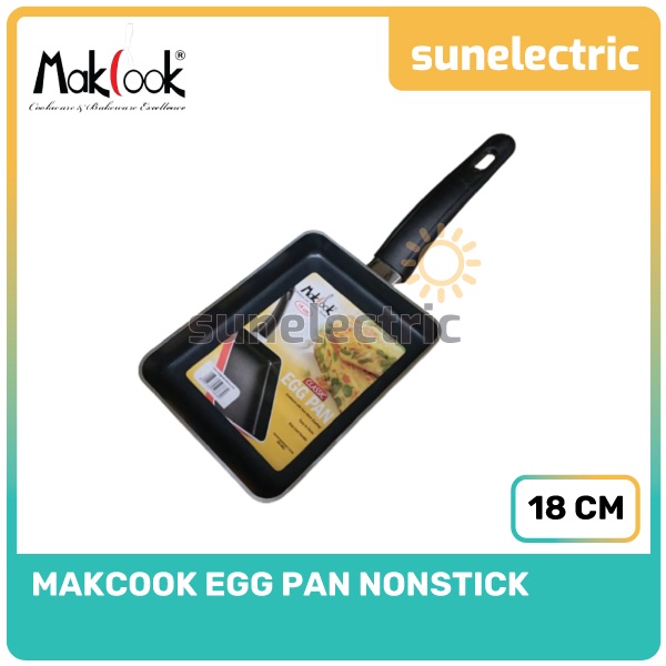 Makcook Zaffiro Series Egg Pan 18 cm /  7 Inch / 7" Panci Wajan Penggorengan Teflon Anti Lengket Non