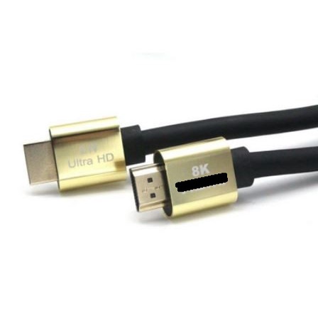 Cable hdtv 2.1 NB 10m male gold 8k 4k 144hz uhd hdr 3d eArc for pc cpu laptop ps blu-ray tv - Kabel hdtv m-m 10 meter