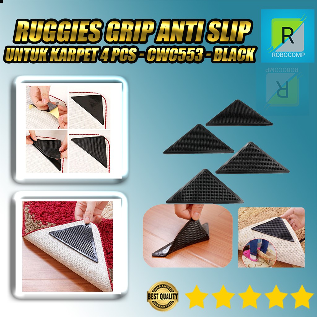 Grip Anti Slip untuk Karpet 4 PCS RUGGIES