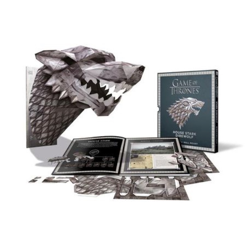 Game of Thrones Official 3D Mask Wall Mount Build Book