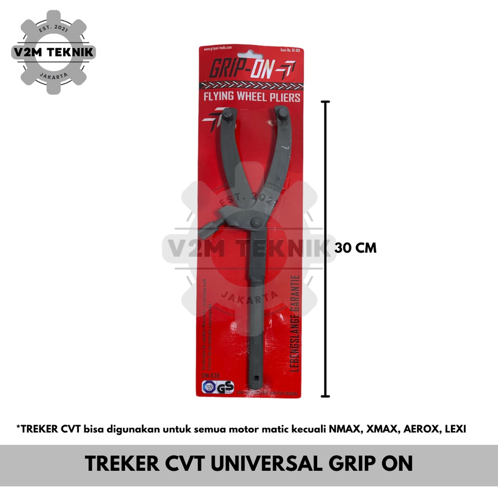GRIP ON Treker CVT / Kunci Treker Kopling Metic GRIP ON / Kunci Tahanan Kopling Universal