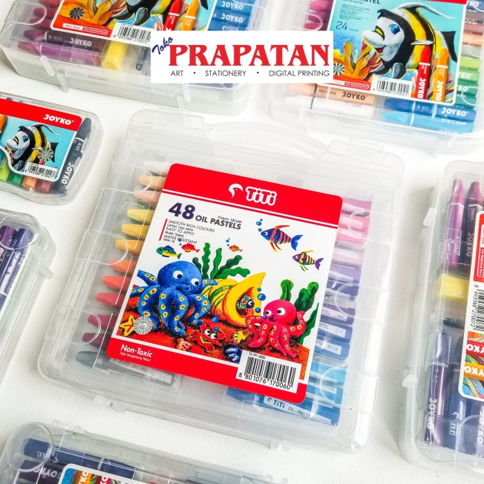 

Pastel Crayon / Krayon Titi Oil Pastel 48 Warna